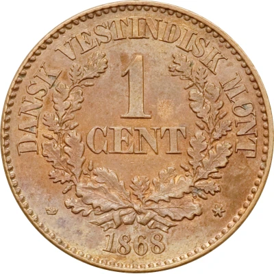 1 Cent - Christian IX back