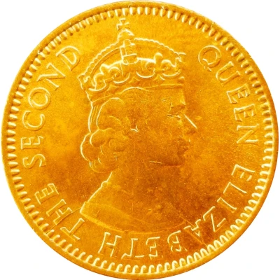 1 Cent - Elizabeth II 1st portrait front