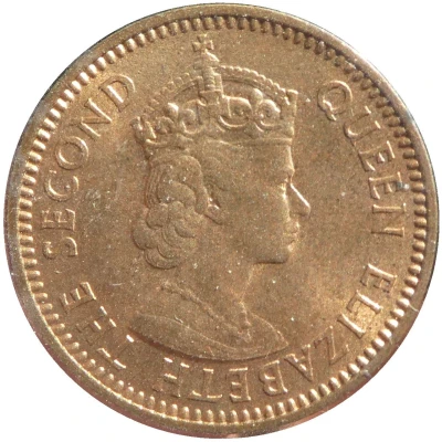 1 Cent - Elizabeth II 1st portrait front