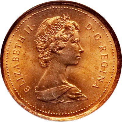 1 Cent - Elizabeth II 2nd portrait, 12 sided front