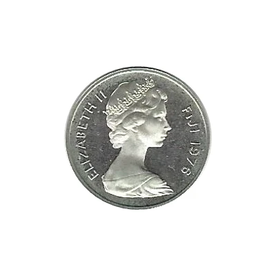 1 Cent - Elizabeth II 2nd portrait; Silver front