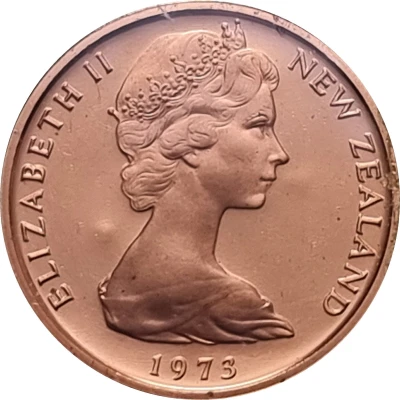 1 Cent - Elizabeth II 2nd portrait front