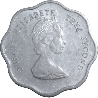 1 Cent - Elizabeth II 2nd portrait front