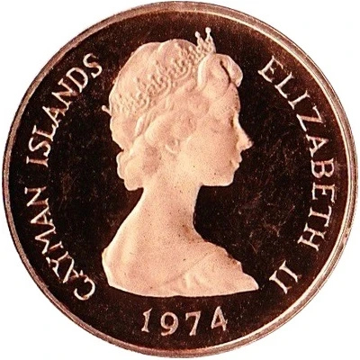 1 Cent - Elizabeth II 2nd portrait front