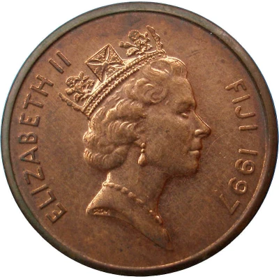 1 Cent - Elizabeth II 3rd portrait front