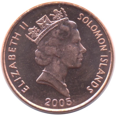 1 Cent - Elizabeth II 3rd portrait front