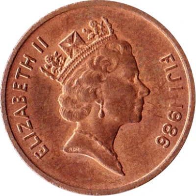 1 Cent - Elizabeth II 3rd portrait front