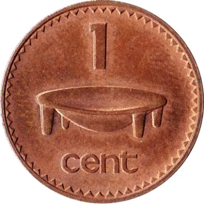 1 Cent - Elizabeth II 3rd portrait back