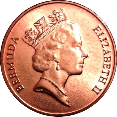 1 Cent - Elizabeth II 3rd portrait front