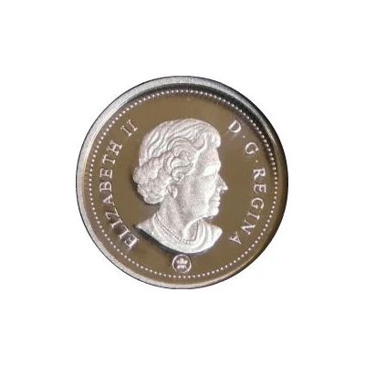 1 Cent - Elizabeth II 4th portrait; Silver Proof Issue front