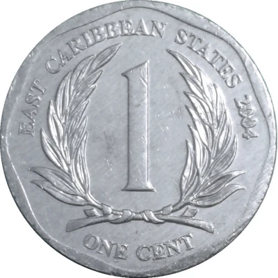 1 Cent - Elizabeth II 4th portrait back