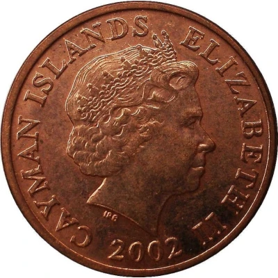 1 Cent - Elizabeth II 4th portrait front