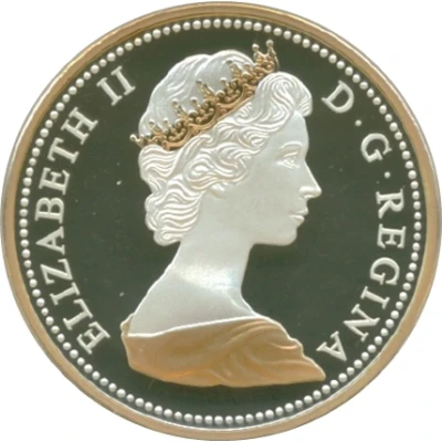 1 Cent - Elizabeth II Centennial design front