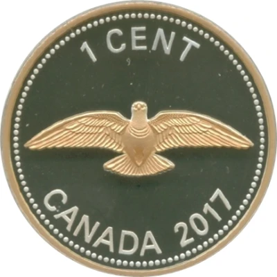 1 Cent - Elizabeth II Centennial design back