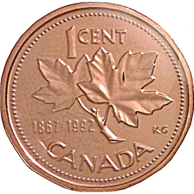 1 Cent - Elizabeth II Confederation back