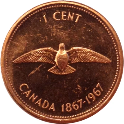 1 Cent - Elizabeth II Confederation back