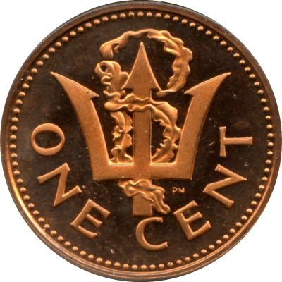 1 Cent - Elizabeth II Heavy Version back