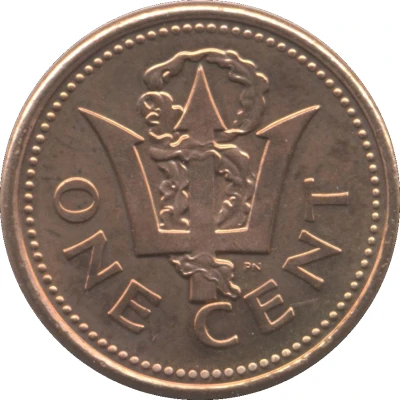 1 Cent - Elizabeth II Light Version back