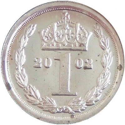 1 Cent - Elizabeth II Maundy Money back