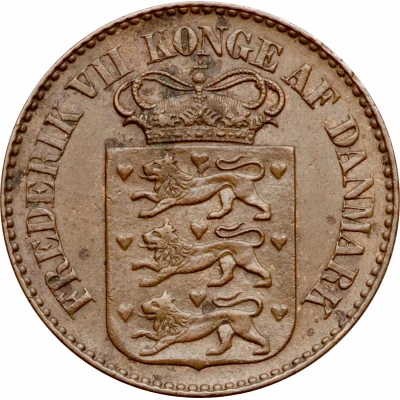 1 Cent - Frederik VII front