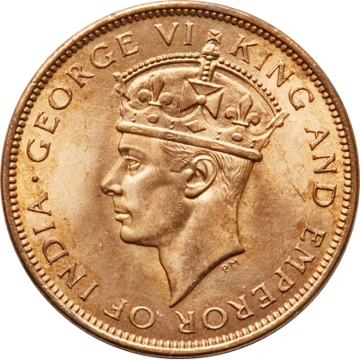 1 Cent - George VI With "King and Emperor" front