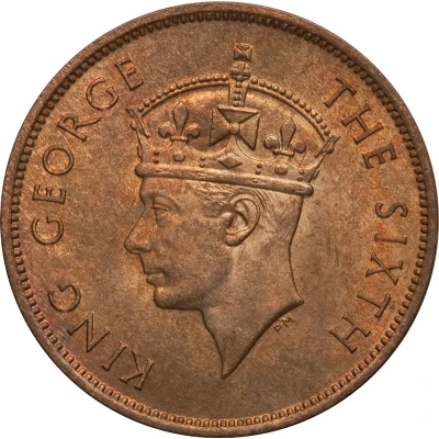 1 Cent - George VI Without "King and Emperor" front