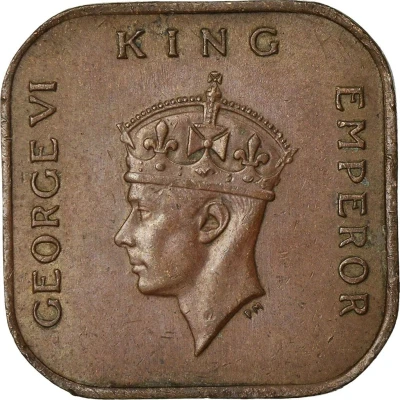 1 Cent - George VI large type front