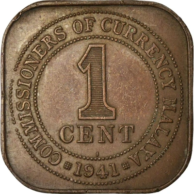 1 Cent - George VI large type back