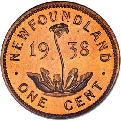 1 Cent - George VI back