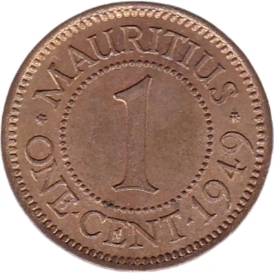 1 Cent - George VI back