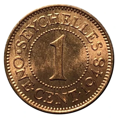 1 Cent - George VI back