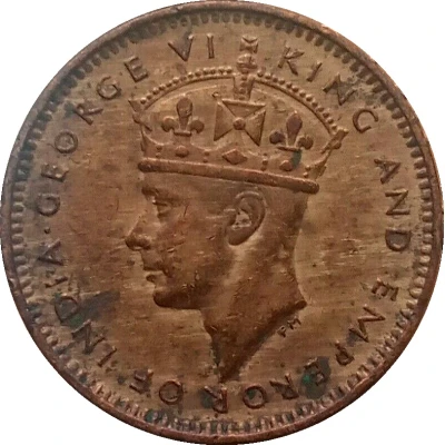 1 Cent - George VI front