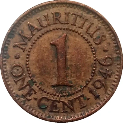 1 Cent - George VI back