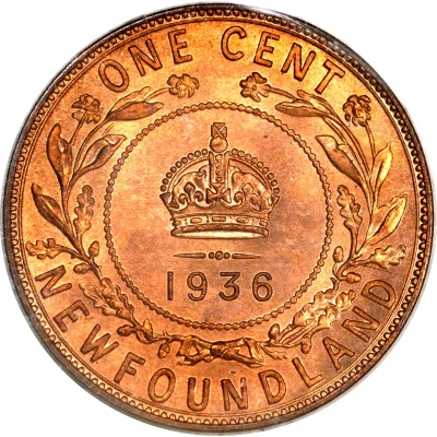 1 Cent - George V back