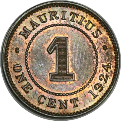 1 Cent - George V back