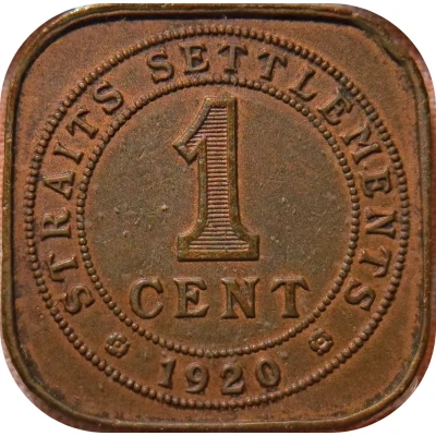 1 Cent - George V back