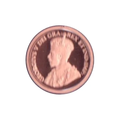 1 Cent In the name of George V; Voyageur front