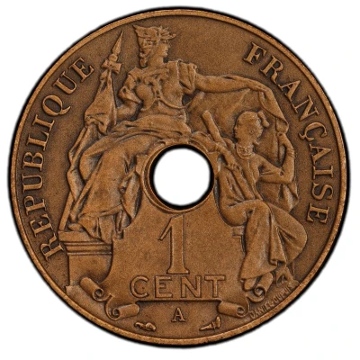 1 Cent Piedfort Pattern front