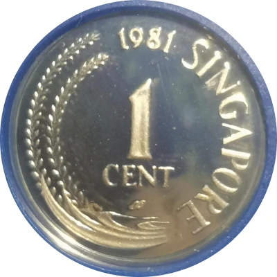 1 Cent Silver Proof Issue front