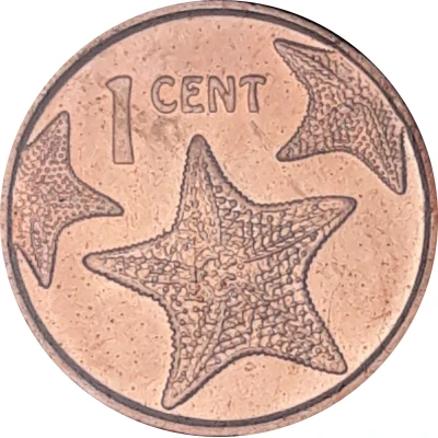 1 Cent Small type - Non-magnetic back