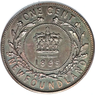 1 Cent - Victoria Pattern back