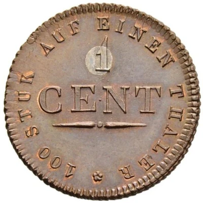 1 Cent ND back