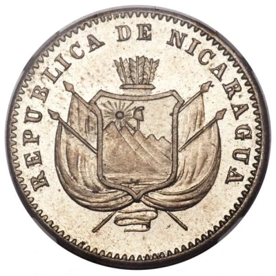 1 Centavo Copper-Nickel Piedfort front