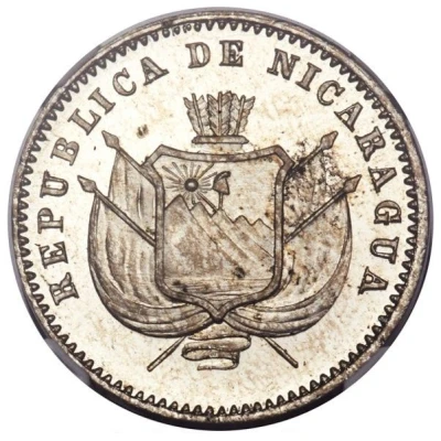 1 Centavo Copper-Nickel Piedfort front