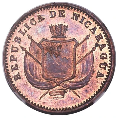 1 Centavo Copper Piedfort front