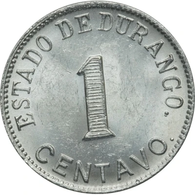 1 Centavo Estado de Durango back