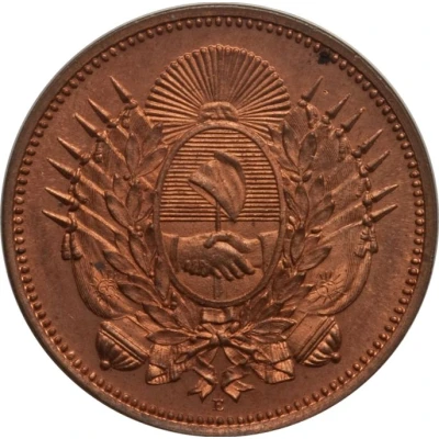 1 Centavo Fuertes Pattern front