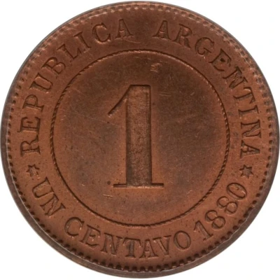 1 Centavo Fuertes Pattern back