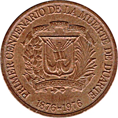 1 Centavo Juan Pablo Duarte front