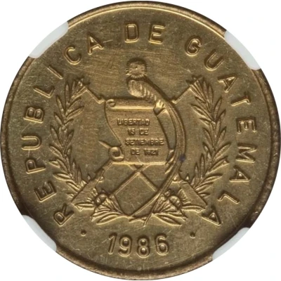 1 Centavo Obverse Mule back